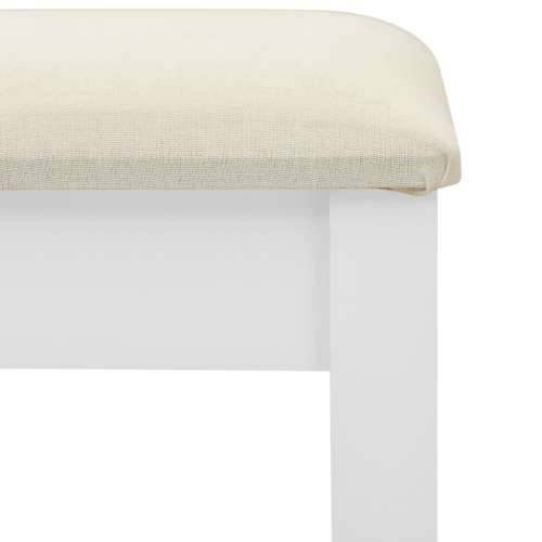 Toaletni stolić sa stolcem bijeli 65x36x128 cm paulovnija i MDF Cijena