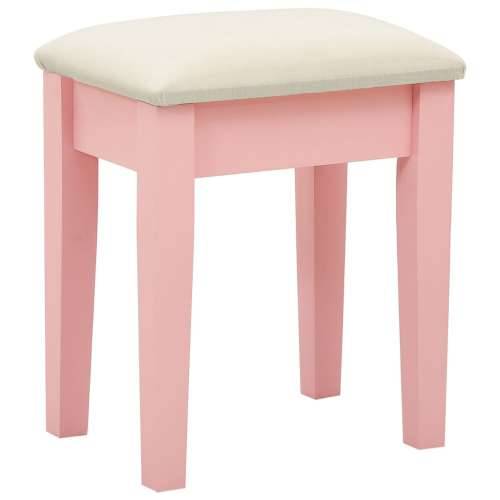 Toaletni stolić sa stolcem rozi 65x36x128 cm paulovnija i MDF Cijena