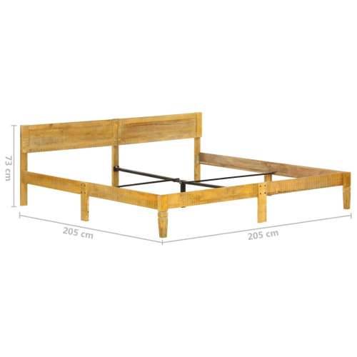 Okvir za krevet od masivnog drva manga 200 cm - 200 x 200 cm masivno drvo manga Cijena