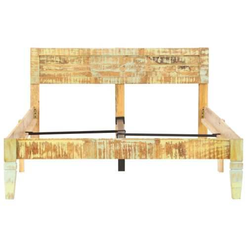 Okvir za krevet od masivnog obnovljenog drva 120 x 200 cm - 120 x 200 cm masivno obnovljeno drvo Cijena
