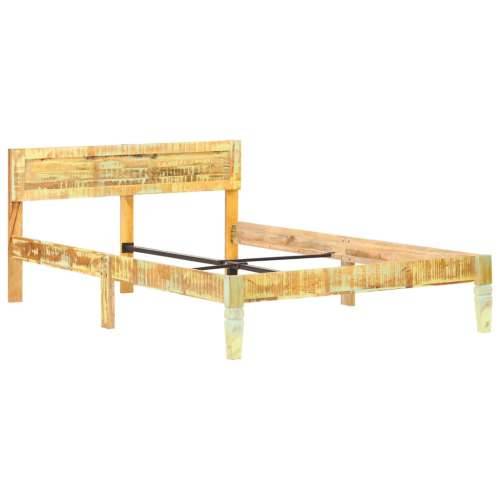 Okvir za krevet od masivnog obnovljenog drva 120 x 200 cm - 120 x 200 cm masivno obnovljeno drvo Cijena
