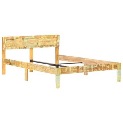 Okvir za krevet od masivnog obnovljenog drva 120 x 200 cm - 120 x 200 cm masivno obnovljeno drvo Cijena