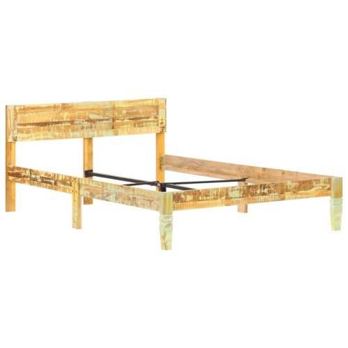 Okvir za krevet od masivnog obnovljenog drva 120 x 200 cm - 120 x 200 cm masivno obnovljeno drvo Cijena