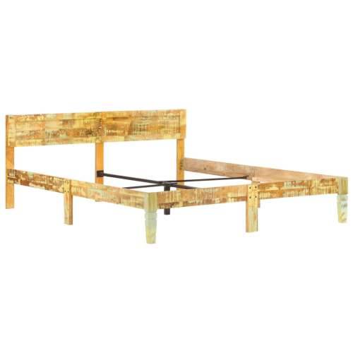 Okvir za krevet od masivnog obnovljenog drva 180 x 200 cm - 180 x 200 cm masivno obnovljeno drvo Cijena