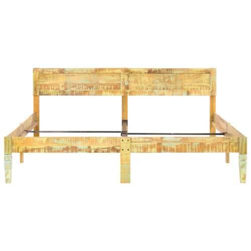 Okvir za krevet od masivnog obnovljenog drva 180 x 200 cm - 180 x 200 cm masivno obnovljeno drvo Cijena