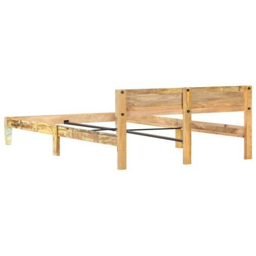 Okvir za krevet od masivnog obnovljenog drva 180 x 200 cm - 180 x 200 cm masivno obnovljeno drvo Cijena