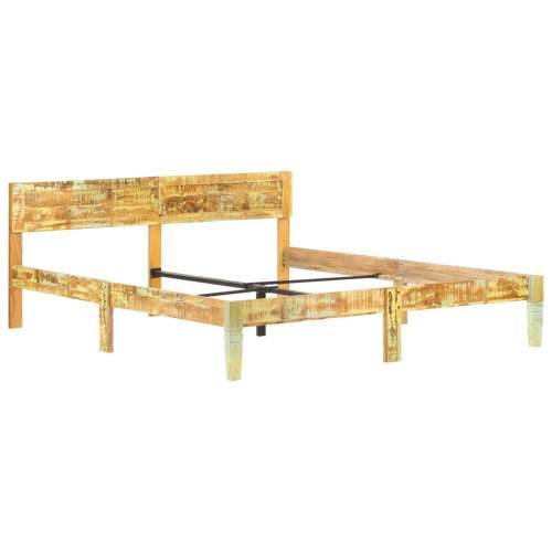 Okvir za krevet od masivnog obnovljenog drva 180 x 200 cm - 180 x 200 cm masivno obnovljeno drvo Cijena