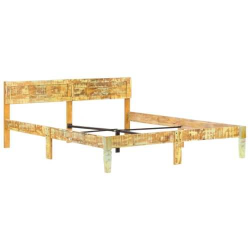 Okvir za krevet od masivnog obnovljenog drva 180 x 200 cm - 180 x 200 cm masivno obnovljeno drvo Cijena