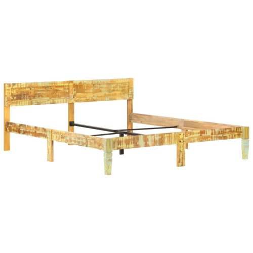 Okvir za krevet od masivnog obnovljenog drva 180 x 200 cm - 180 x 200 cm masivno obnovljeno drvo Cijena