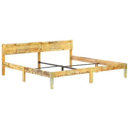 Okvir za krevet od masivnog obnovljenog drva 200 x 200 cm - 200 x 200 cm masivno obnovljeno drvo Cijena