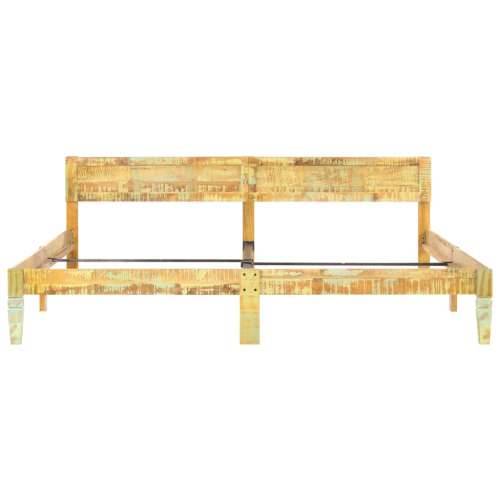 Okvir za krevet od masivnog obnovljenog drva 200 x 200 cm - 200 x 200 cm masivno obnovljeno drvo Cijena