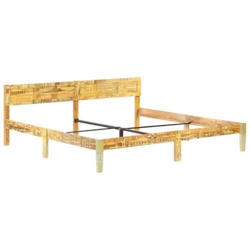 Okvir za krevet od masivnog obnovljenog drva 200 x 200 cm - 200 x 200 cm masivno obnovljeno drvo Cijena