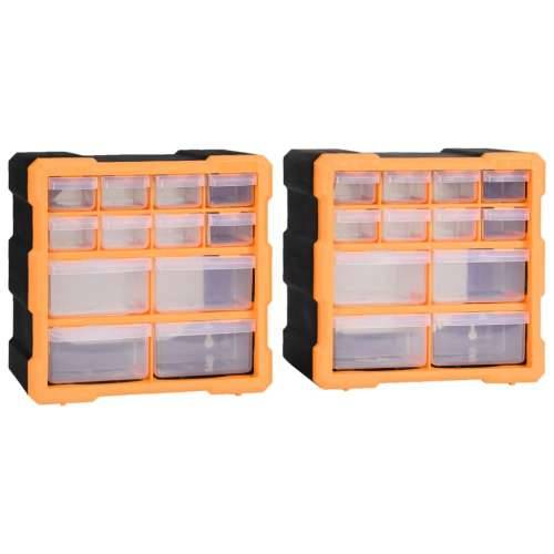 Organizatori s 12 ladica 2 kom 26,5 x 16 x 26 cm