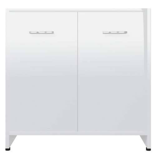 Kupaonski ormarić sjajni bijeli 60x33x61 cm konstruirano drv - Visoko sjajno bijela 1 Cijena