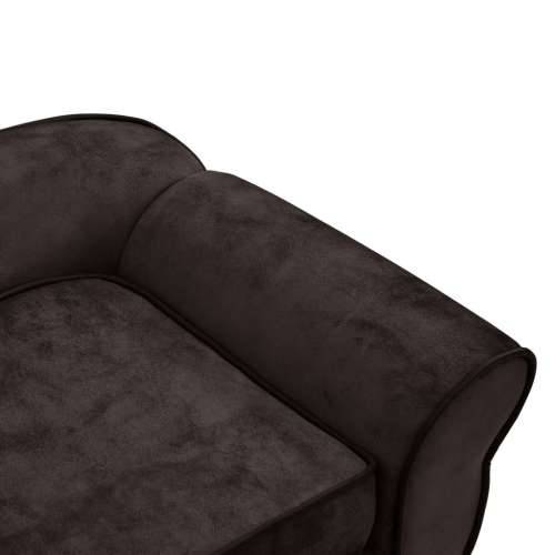 Sofa za pse smeđa 72 x 45 x 30 cm plišana Cijena