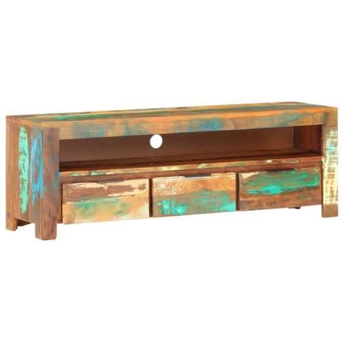 TV ormarić 119x30x41 cm Puno reciklirano drvo - 1 41 cm 119 cm masivno obnovljeno drvo Cijena