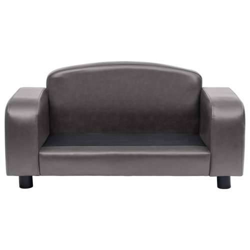 Sofa za pse siva 80 x 50 x 40 cm od umjetne kože Cijena