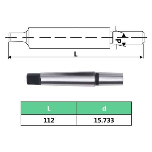 Stezna glava za svrdla MT2-B16 s rasponom stezanja 13 mm Cijena