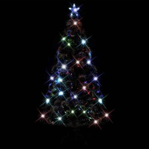 Osvijetljeno božićno drvce sa stalkom 180 cm optička vlakna Cijena