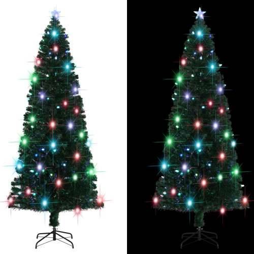 Osvijetljeno božićno drvce sa stalkom 240 cm optička vlakna - 240 x 102 cm 1 Cijena