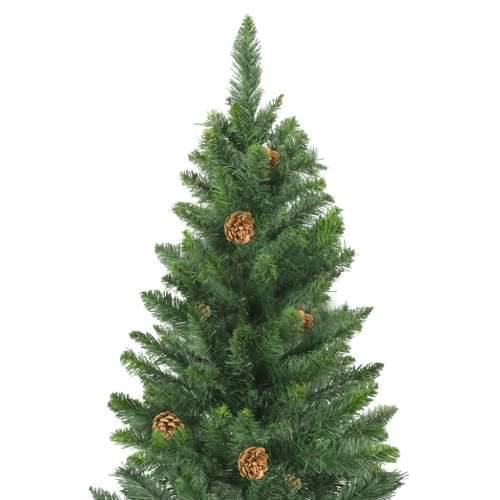Umjetno božićno drvce sa šiškama zeleno 210 cm Cijena