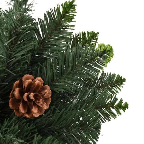 Umjetno božićno drvce sa šiškama zeleno 210 cm Cijena