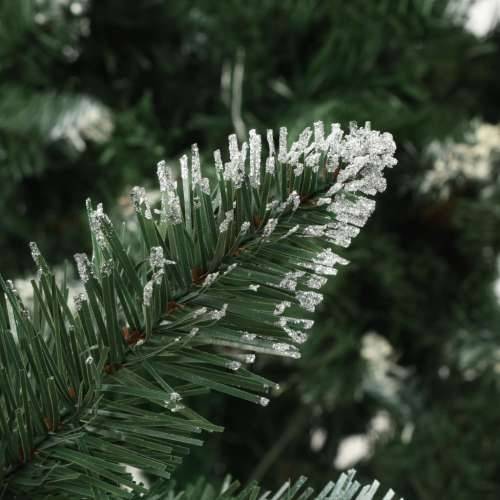 Umjetno božićno drvce sa šiškama i bijelim sjajem 210 cm Cijena