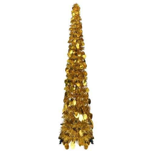 Prigodno umjetno božićno drvce zlatno 120 cm PET Cijena