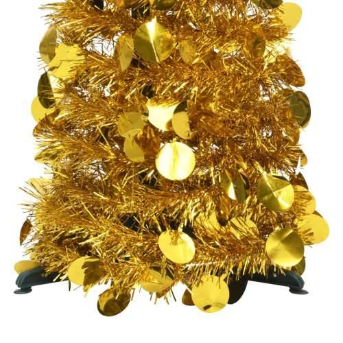 Prigodno umjetno božićno drvce zlatno 180 cm PET Cijena