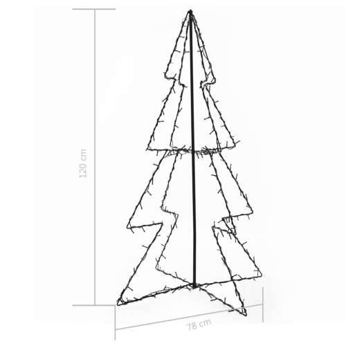 Stožasto božićno drvce unutarnje i vanjsko 160 LED 78 x 120 cm - Topla bijela 120 x 78 cm 1 Cijena