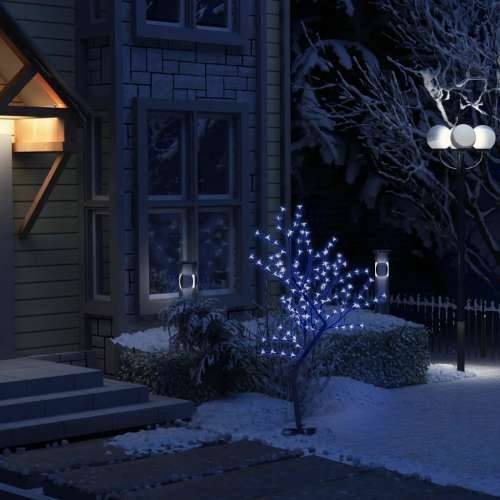 Božićno drvce sa 128 LED žarulja plavo svjetlo 120 cm Cijena