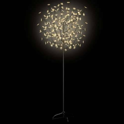 Božićno drvce s 200 LED žarulja toplo bijelo svjetlo 180 cm Cijena
