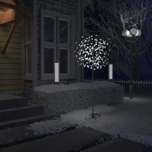 Božićno drvce s 200 LED žarulja hladno bijelo svjetlo 180 cm