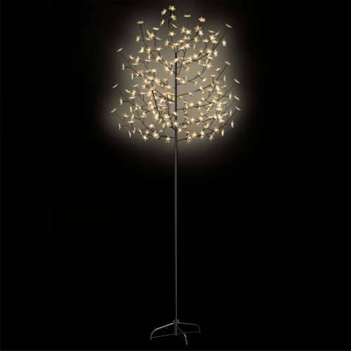 Božićno drvce s 220 LED žarulja toplo bijelo svjetlo 220 cm Cijena