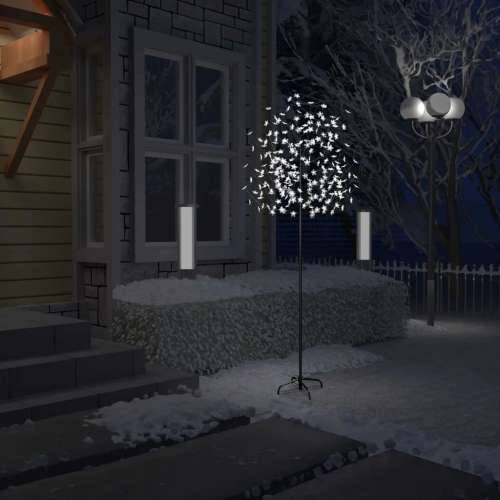 Božićno drvce s 220 LED žarulja hladno bijelo svjetlo 220 cm Cijena