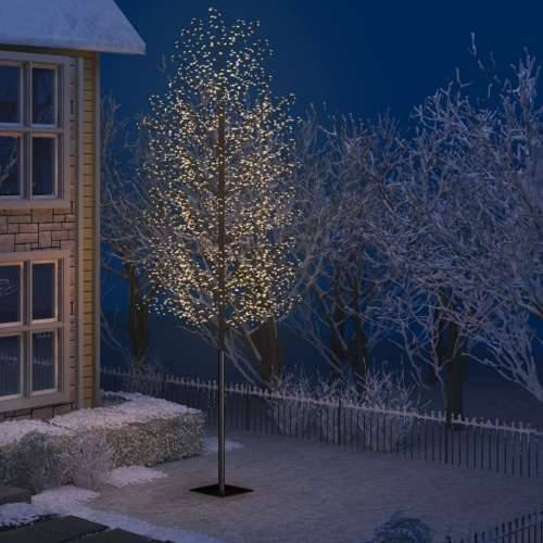 Božićno drvce s 2000 LED žarulja toplo bijelo svjetlo 500 cm Cijena