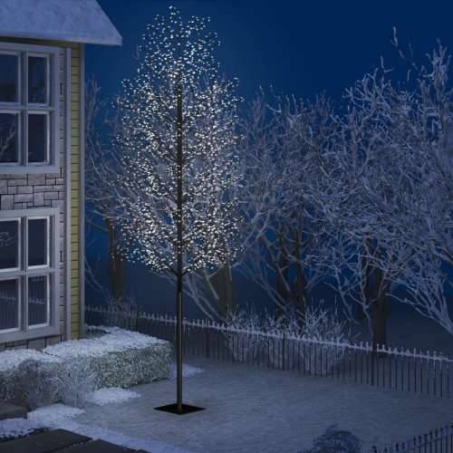 Božićno drvce s 2000 LED žarulja hladno bijelo svjetlo 500 cm