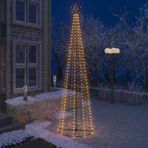 Stožasto božićno drvce 400 toplih bijelih LED žarulja 100x360cm Cijena