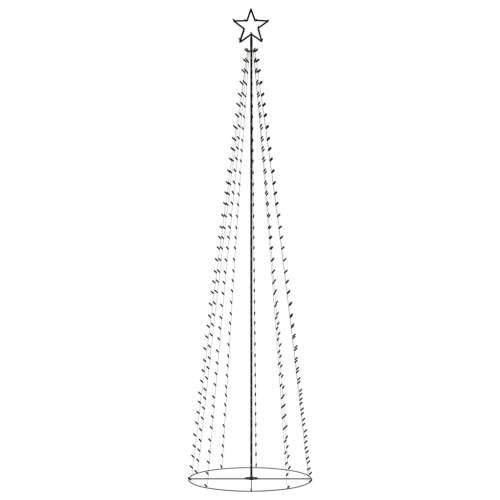Ukrasno stožasto božićno drvce šareno 400 LED žarulja 100x360cm Cijena
