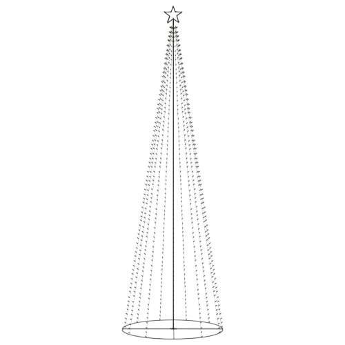 Ukrasno stožasto božićno drvce 752 šarene LED žarulje 160x500cm Cijena