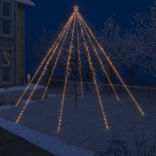 Božićno drvce s padajućim LED svjetlima 800 LED žarulja 5 m