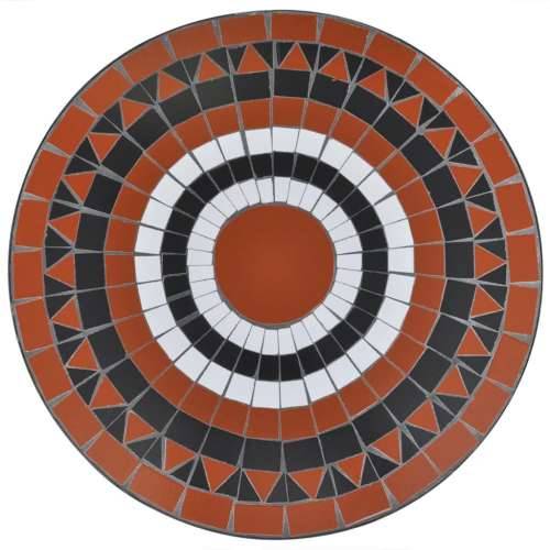 3-dijelni bistro set s keramičkim pločicama terakota-bijeli Cijena