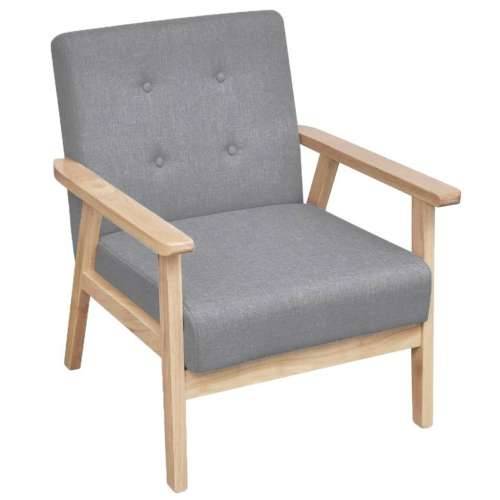 2-dijelni set sofa od tkanine svjetlosivi  Cijena