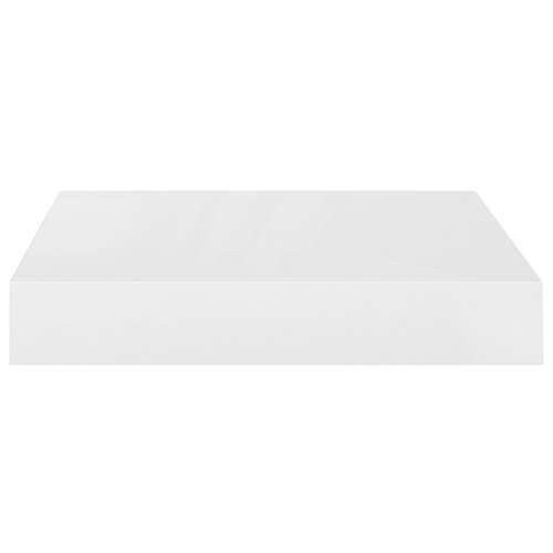 Plutajuća zidna polica visoki sjaj bijela 23x23,5x3,8 cm MDF - Visoko sjajno bijela 23 x 23.5 x 3.8 cm 1 Cijena