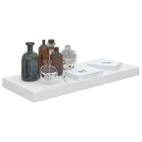 Plutajuća zidna polica visoki sjaj bijela 60x23,5x3,8 cm MDF - Visoko sjajno bijela 60 x 23.5 x 3.8 cm 1 Cijena