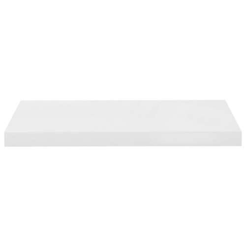 Plutajuća zidna polica visoki sjaj bijela 60x23,5x3,8 cm MDF - Visoko sjajno bijela 60 x 23.5 x 3.8 cm 1 Cijena