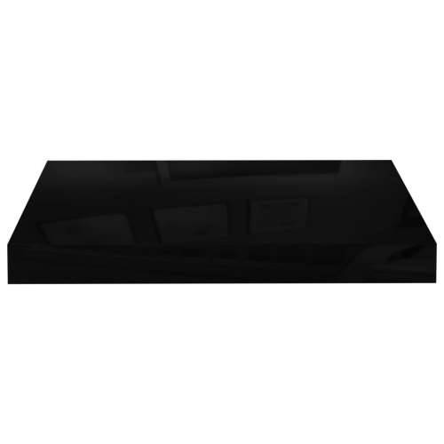 Plutajuća zidna polica visoki sjaj crna 40 x 23 x 3,8 cm MDF - visoko sjajno crna 40 x 23 x 3.8 cm 1 Cijena