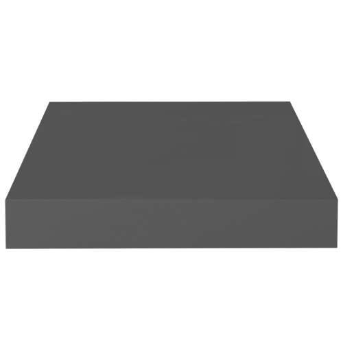 Plutajuća zidna polica visoki sjaj siva 23 x 23,5 x 3,8 cm MDF - visoko sjajno siva 23 x 23.5 x 3.8 cm 1 Cijena