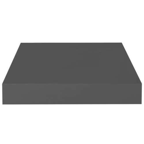 Plutajuće zidne police 2 kom sjajne sive 23 x 23,5 x 3,8 cm MDF - visoko sjajno siva 23 x 23.5 x 3.8 cm 2 1 Cijena