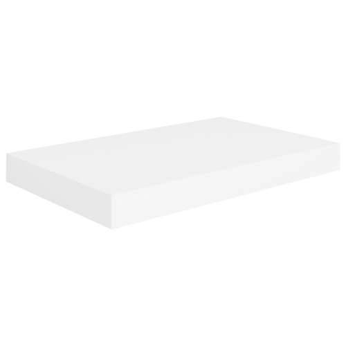 Plutajuće zidne police 2 kom bijele 40 x 23 x 3,8 cm MDF - Bijela 40 x 23 x 3.8 cm 2 1 Cijena